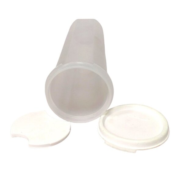 Vintage Tupperware Spaghetti Storage Container 1661-2 with White Lid - Picture 4 of 6